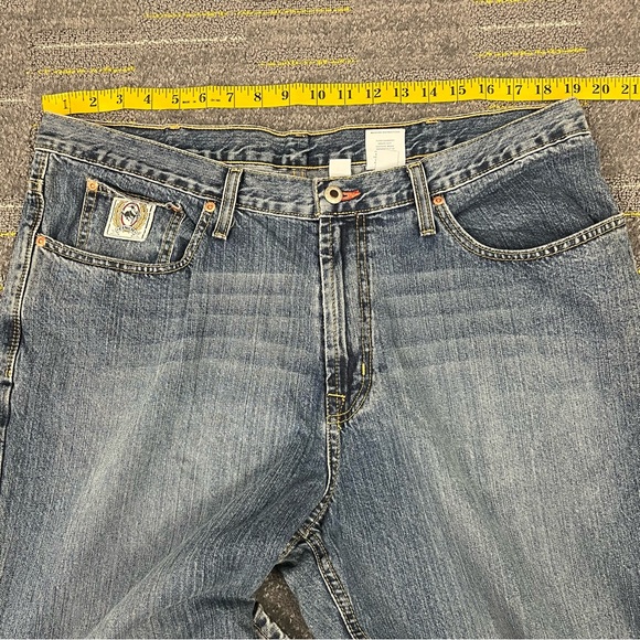 Cinch White Label Men's Relaxed Fit Straight Leg Denim Jeans MB92834003 38x34 - Picture 11 of 15